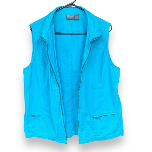 Additions by Chico's Turquoise Vest Size 3 - Picture 5 of 5
